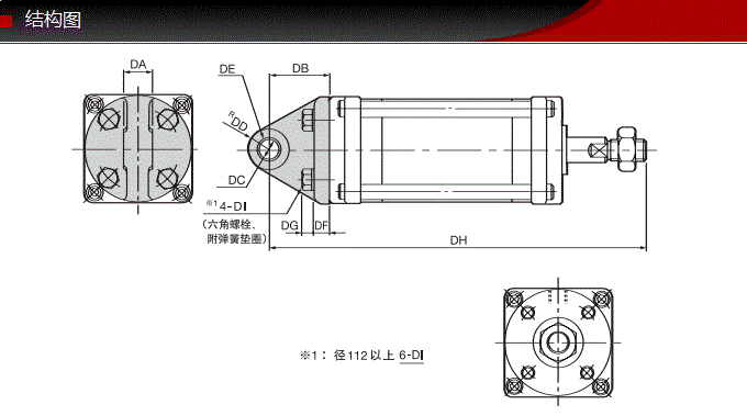 FCS-KSFK-63-78-S0藤仓标准气缸(图6)