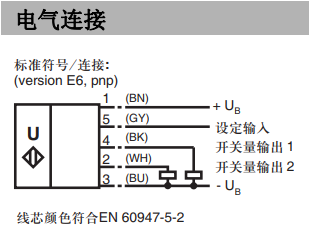 超声波传感器UB500-18GM75-E6-V15(图3)