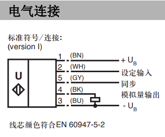 超声波传感器UB500-18GM75-I-V15(图3)