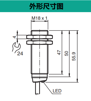 电感式传感器NBB8-18GM50-E0(图2)