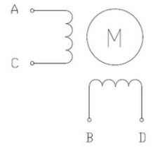 三洋两线\四线和六线双极步进电机接线图