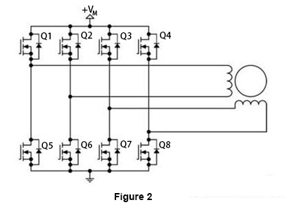步进电机驱动电路分为哪些线路方式，步进电机驱动电路的线圈图(图2)