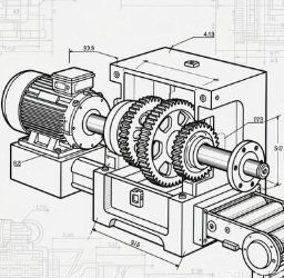 减速机齿轮箱与电机法兰如何找平?