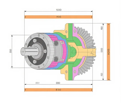 铸铁与铝合金伞齿轮减速机,低速重载耐用性差异?(图1) 铸铁与铝合金伞齿轮减速机,低速重载耐用性差异?(图1)
