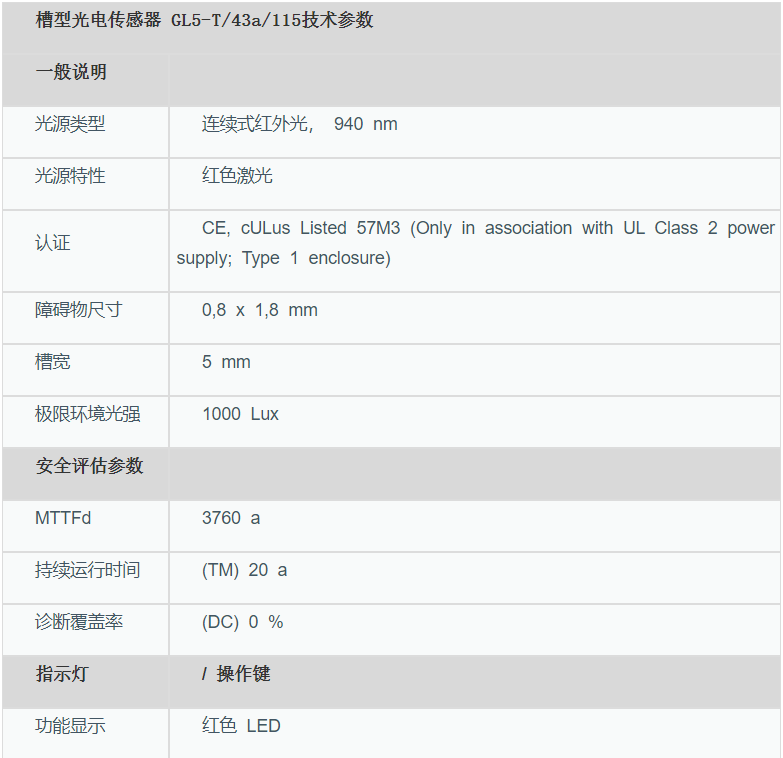 槽型光电传感器 GL5-T/43a/115(图2)
