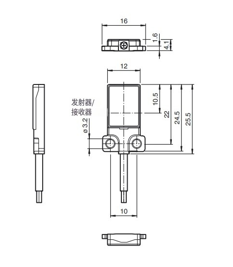 对射型光电传感器OBE500-R3F-SE0-L（成对）(图5)