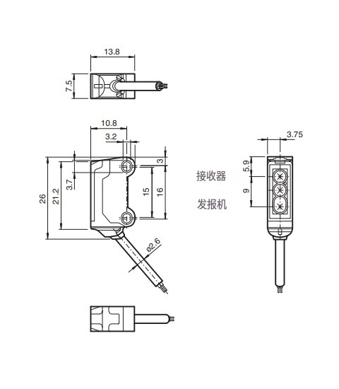 三角测量传感器 (BGS)OBT80-R3-E0-P(图4)