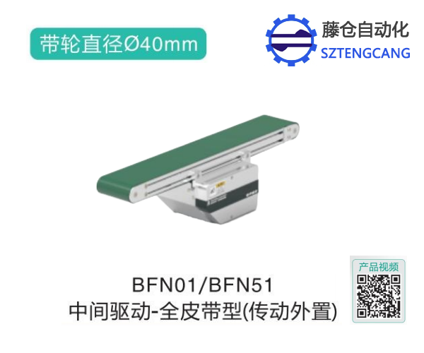 全皮带型BFN01/BFN51中间驱动气动皮带输送机(图1)