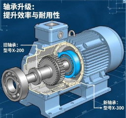 工机减速机高温作业时轴承密封怎么升级？(图1)