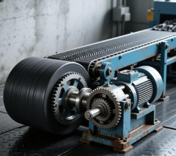 滚筒减速机与输送带张力匹配如何调试？(图1)