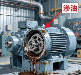 减速机齿轮箱观察窗渗油怎么处理？(图1)