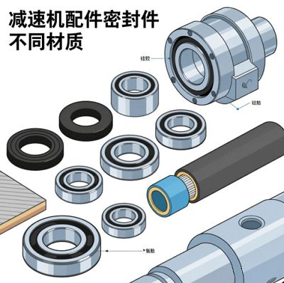 减速机配件密封件不同材质，适配的工况范围如何划分？