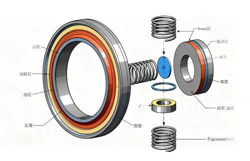 减速机配件油封的安装方向与密封效果的关联性分析?(图2) 减速机配件油封的安装方向与密封效果的关联性分析?(图2)