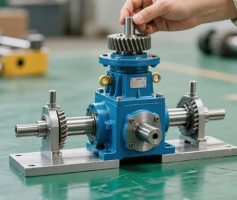 平行轴斜齿轮减速机轴向力平衡调整具体技巧|(图1)