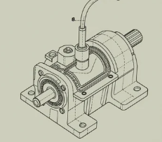 平行轴减速机润滑油路，堵塞疏通清洗操作流程？(图1)