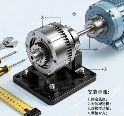 微型摆线减速机小空间安装,如何保证同心度精度?(图1) 微型摆线减速机小空间安装,如何保证同心度精度?(图1)