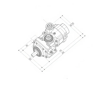 微型蜗轮减速机狭小空间简化装配调试(图1)