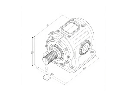 蜗轮蜗杆减速机漏油常见部位及密封解决方案？(图1)