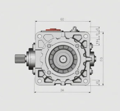 斜齿轮硬齿面减速机不同速比，如何精准匹配电机？(图1)