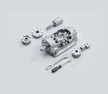 斜齿行星减速机故障后，如何快速修复不影响使用？(图1)