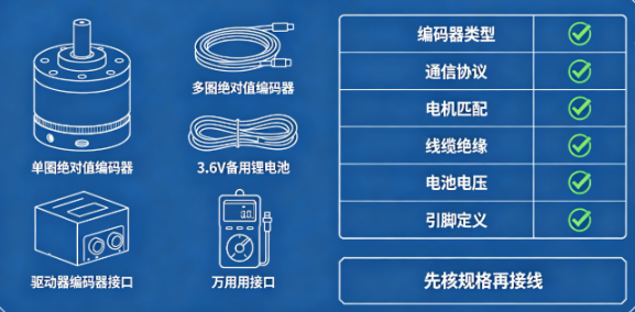 国产伺服绝对值编码器接线设置步骤(图2) 国产伺服绝对值编码器接线设置步骤(图2)