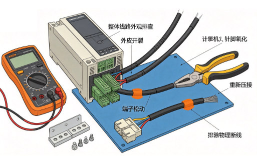 伺服驱动器通讯中断线路维修方法(图2) 伺服驱动器通讯中断线路维修方法(图2)