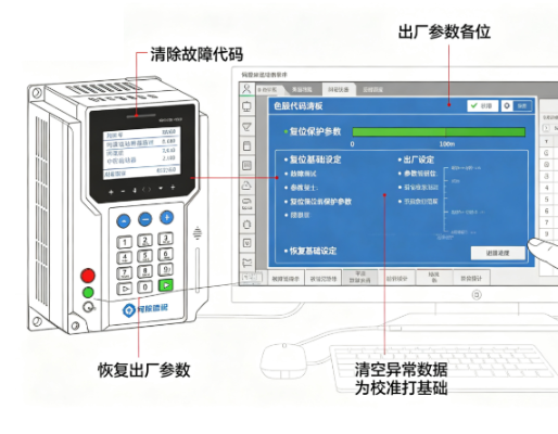 伺服驱动器维修后参数校准操作(图3)