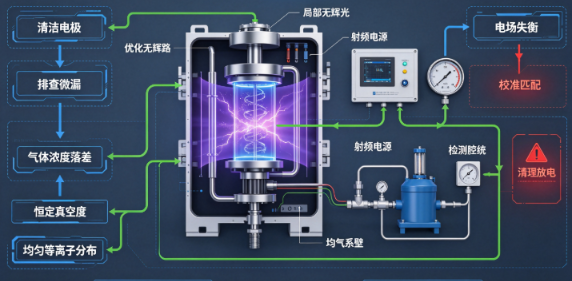 等离子体发生器腔体放电不均整改方案(图1) 等离子体发生器腔体放电不均整改方案(图1)