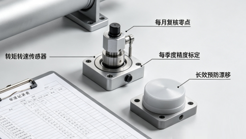 转矩转速传感器零点漂移校准方法(图1) 转矩转速传感器零点漂移校准方法(图1)