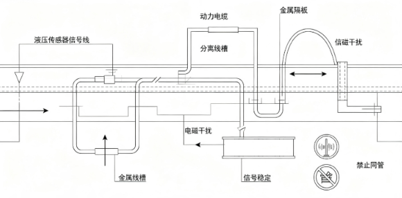 液压传感器接线抗液压干扰布线技巧(图1)