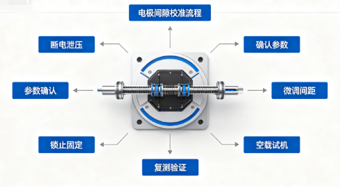 电弧发生器电极间隙标准化校准流程(图3) 电弧发生器电极间隙标准化校准流程(图3)