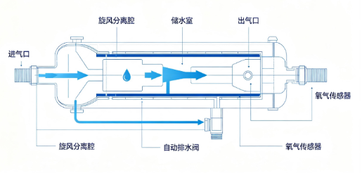 氧气传感器探头结露故障预防措施(图1) 氧气传感器探头结露故障预防措施(图1)