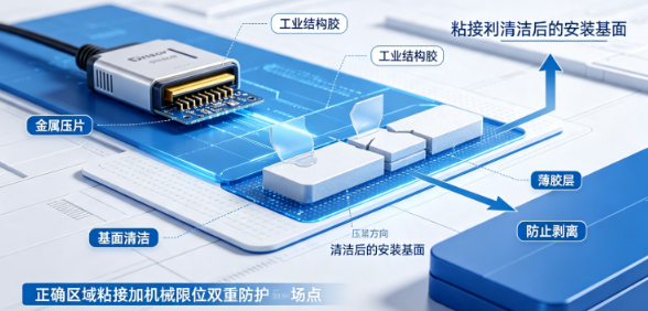 震动工况微型传感器防脱落固定措施(图1) 震动工况微型传感器防脱落固定措施(图1)