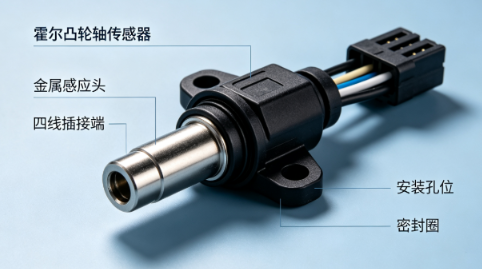 霍尔凸轮轴传感器信号丢失,故障快速排查技巧(图1) 霍尔凸轮轴传感器信号丢失,故障快速排查技巧(图1)