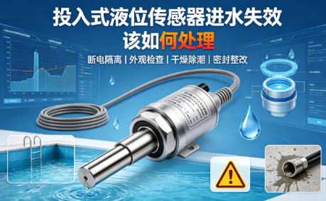 投入式液位传感器进水失效该如何处理(图1)