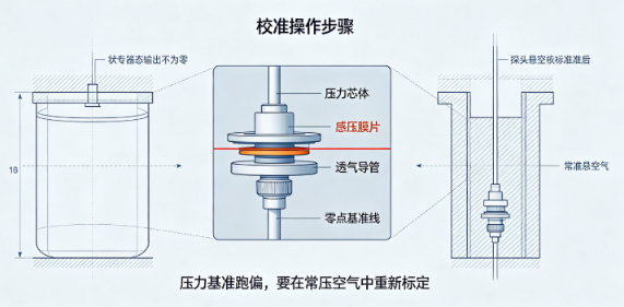 投入式液位传感器零点偏移校准操作步骤(图2) 投入式液位传感器零点偏移校准操作步骤(图2)