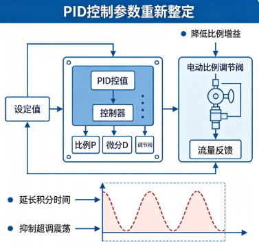 电动比例调节阀闭环控制不稳定处理思路(图1)