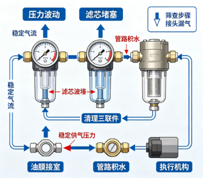 气动薄膜单座调节阀流量控制不稳怎么办(图1) 气动薄膜单座调节阀流量控制不稳怎么办(图1)