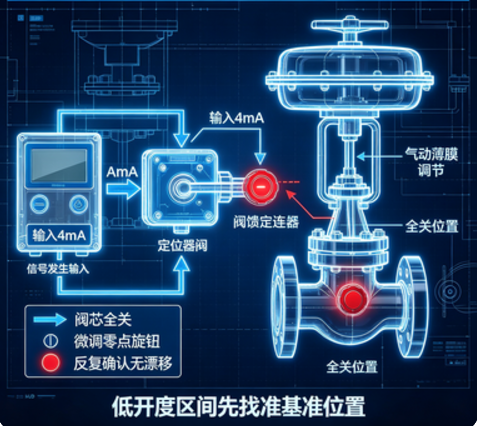 零基础学会气动薄膜调节阀定位器校准(图1) 零基础学会气动薄膜调节阀定位器校准(图1)