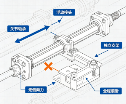 直线位移传感器液压油缸行程检测,安装布局优化方案(图1) 直线位移传感器液压油缸行程检测,安装布局优化方案(图1)