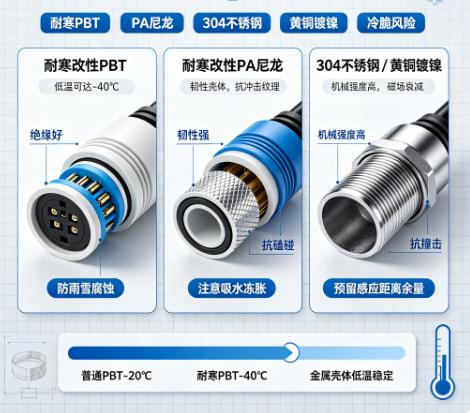 低温露天环境磁性接近开关壳体怎么挑选?(图1) 低温露天环境磁性接近开关壳体怎么挑选?(图1)
