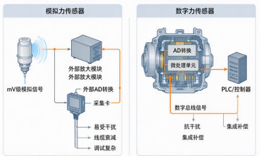 工业力传感数字化转型,数字力传感器发展解析(图1) 工业力传感数字化转型,数字力传感器发展解析(图1)