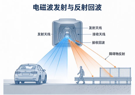 汽车雷达传感器工作原理,如何感知障碍物?(图1) 汽车雷达传感器工作原理,如何感知障碍物?(图1)