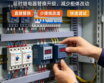 新型延时继电器技术升级,工控改造时序控制方案(图1) 新型延时继电器技术升级,工控改造时序控制方案(图1)