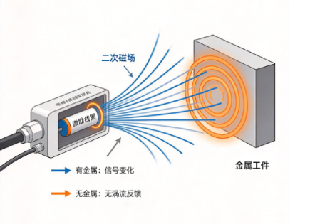涡流电磁传感器金属探测调试技巧(图1) 涡流电磁传感器金属探测调试技巧(图1)